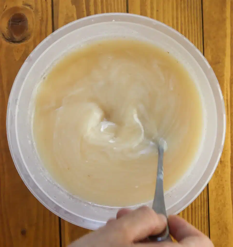 step 3 of making baobab juice